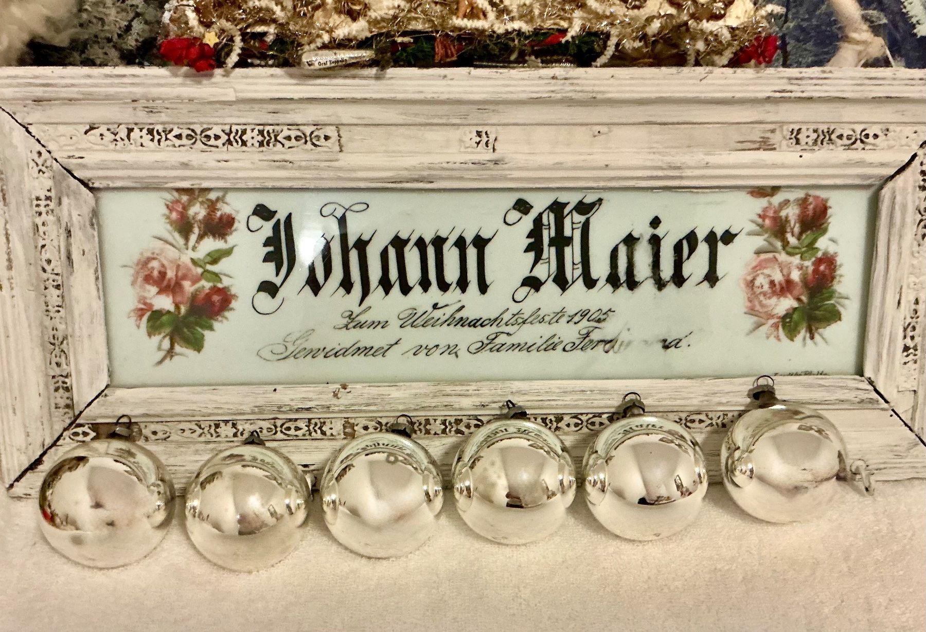 Toutes les décorations: ALTE GLAS WEIHNACHTSKUGELN – D'occasion à Zell LU par Silvermemory 2