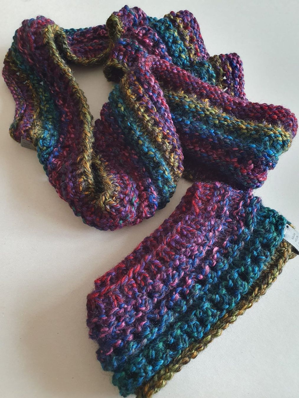 Foulards, Tücher & Schals: Schal-Set "Mutter/Kind" gestrickt – Neu (gemäss Beschreibung) aus Jonen von h-blxgirl79