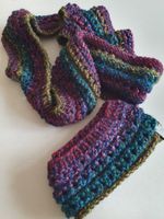 Schal-Set "Mutter/Kind" gestrickt