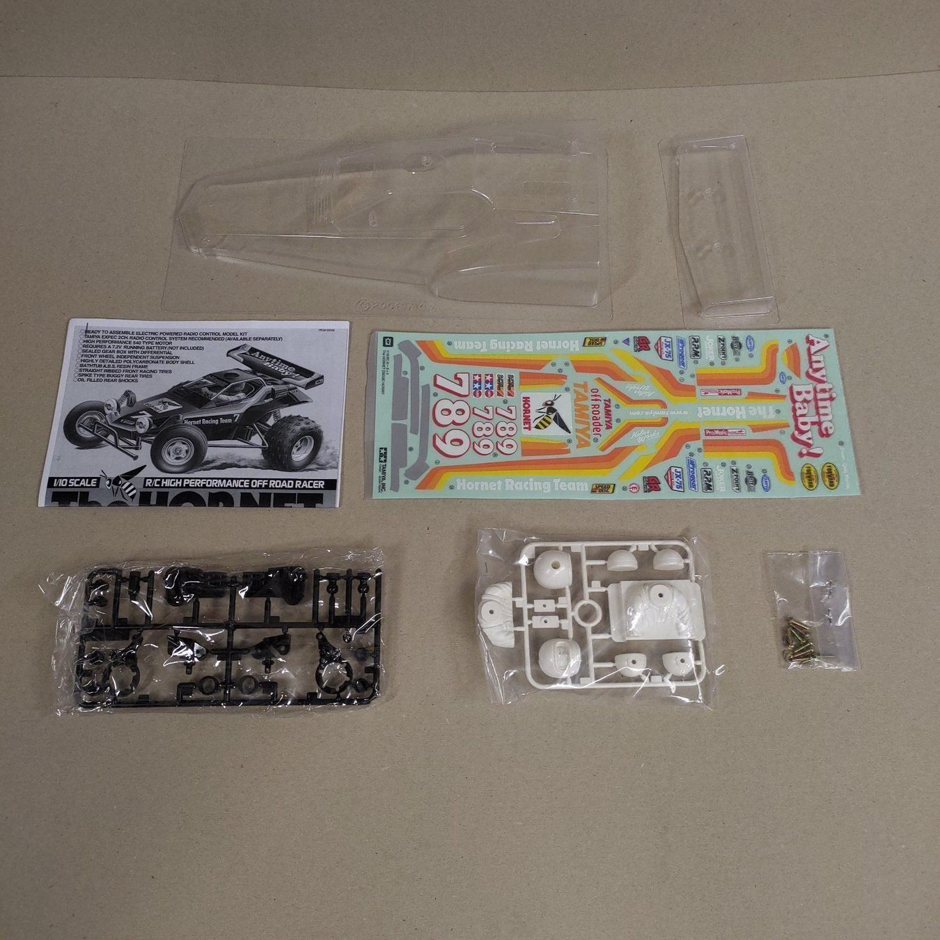 Tamiya Modellismo RC: Tamiya The Hornet Karosserie – Nuovo (secondo la descrizione) da Wetzikon ZH venduto da Douglas-MD-11