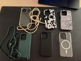 Diverse iPhone 15 Pro Handyhüllen