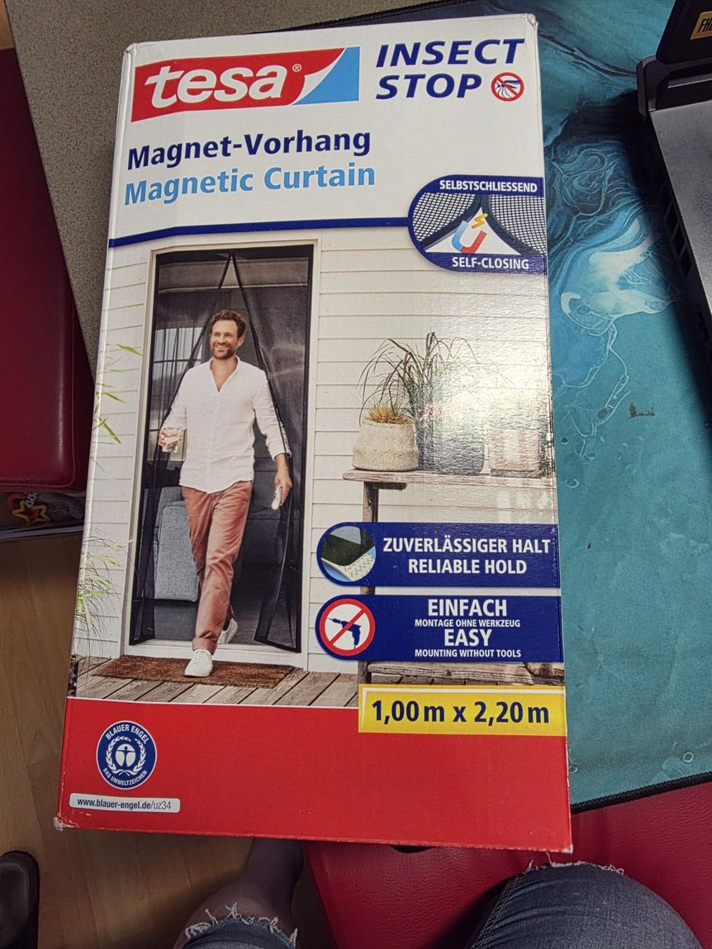 Tesa Vorhänge: Tesa Magnetvorhang 1,00m x 2,20m – Neu und originalverpackt aus Wikon von Speedy_li