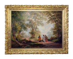 Ölgemälde "Der Gang nach Emmaus"