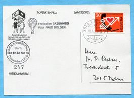 Ballonkarte 1975 - gestempelt Uetligen