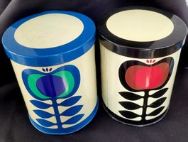 2 Schöne Vintage Vorratsbehälter KRÖMER-ZOLNIR 70er Jahre