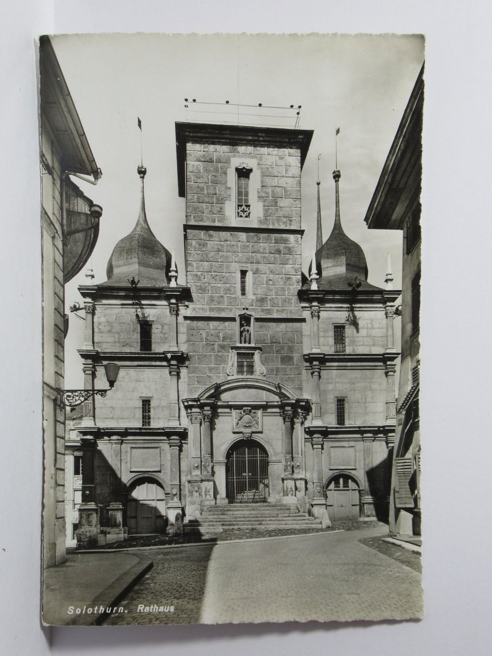 Cartoline postali: Solothurn , Rathaus 1952 – Usato da Grenchen venduto da Bluemchen1900