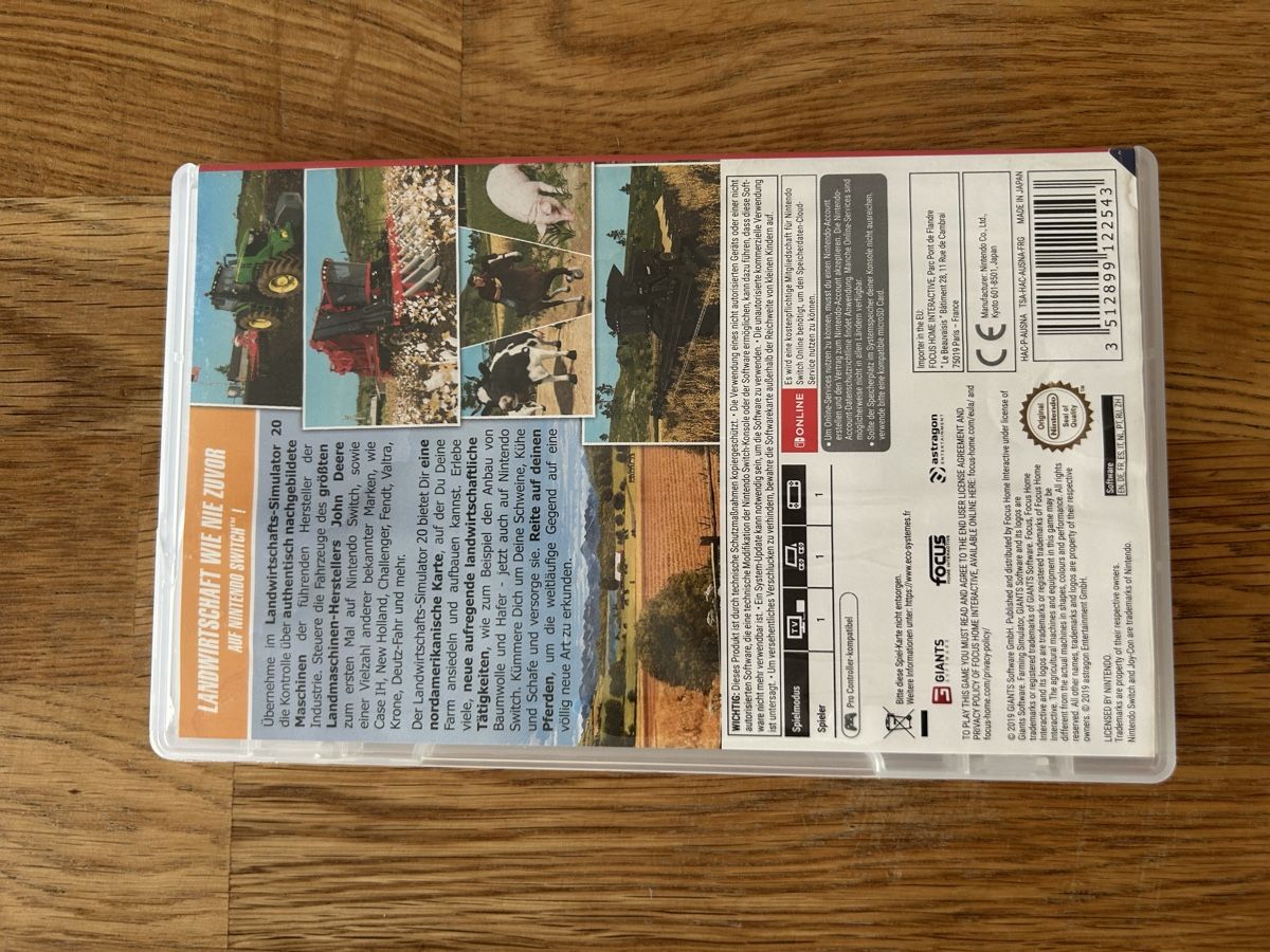 Nintendo Giochi: Landwirtschafts-Simulator 20 - Nintendo Switch top! – Usato da Stettlen venduto da MimiMaus_ 1