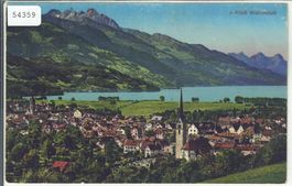 Wallenstadt - Generalansicht - Litho