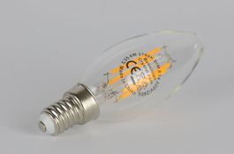10 Stück LED E14 4 Watt dimm 2700K, Kerzenform