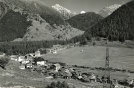 Oberwald  VS   mit Saashörner und Mettligrat   um 1963
