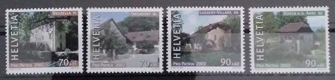 Tutti i francobolli: Briefmarken Pro Patria 2002 postfrisch – Nuovo (secondo la descrizione) da Basel venduto da Palmenland