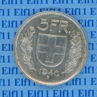 CHF___5.00 1948 -unz 5 Franken