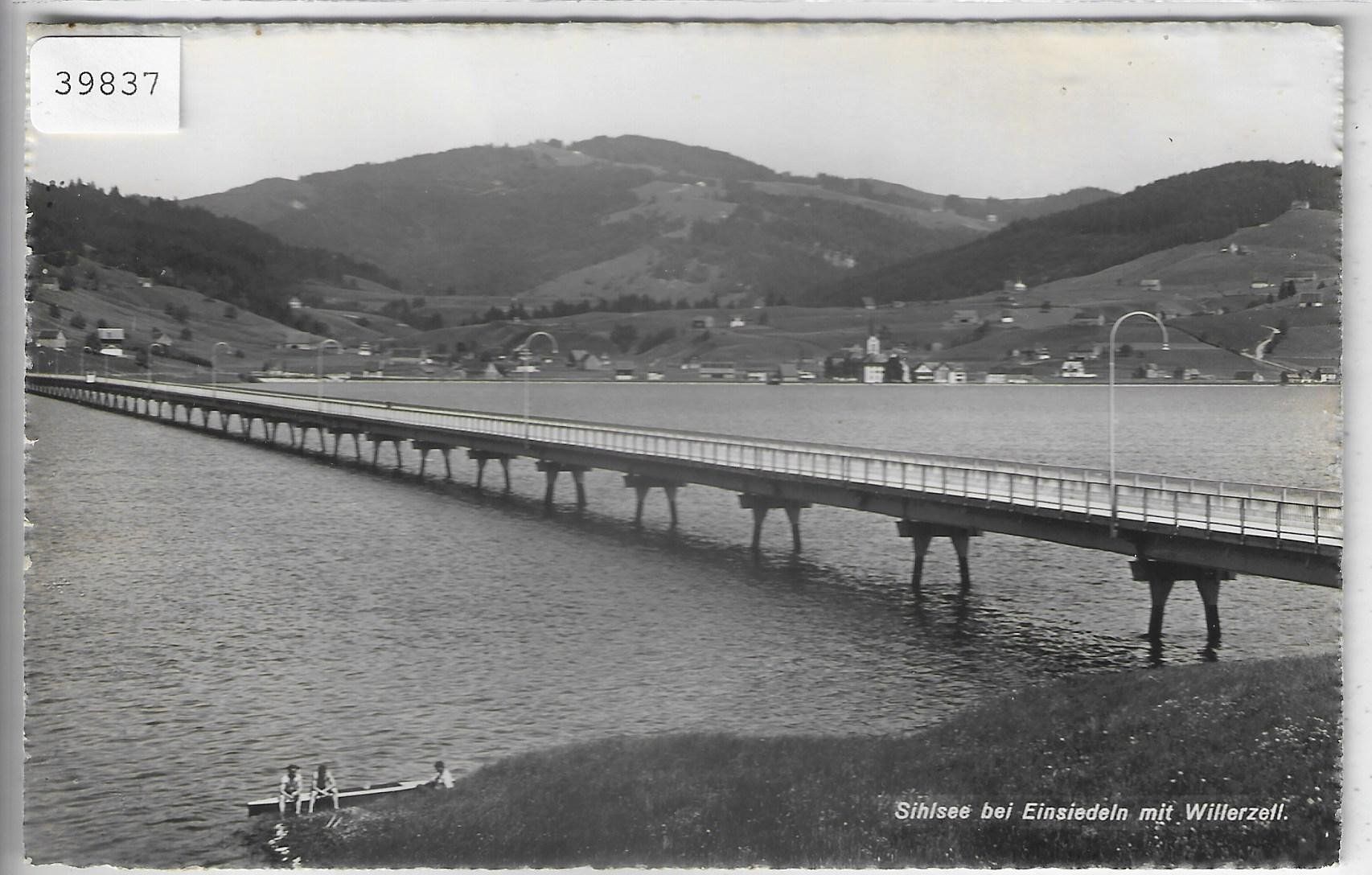 Ansichtskarten: Sihlsee bei Einsiedeln mit Willerzell - animee – Gebraucht aus Ettingen von Kartenplanet