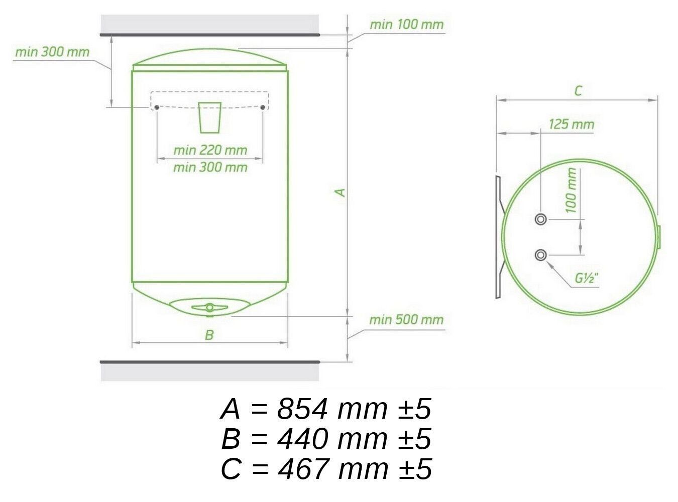 Sanitari: Anticalc Warmwasserspeicher 80L – Nuovo e nell'imballaggio originale da Bottighofen venduto da zaap 7