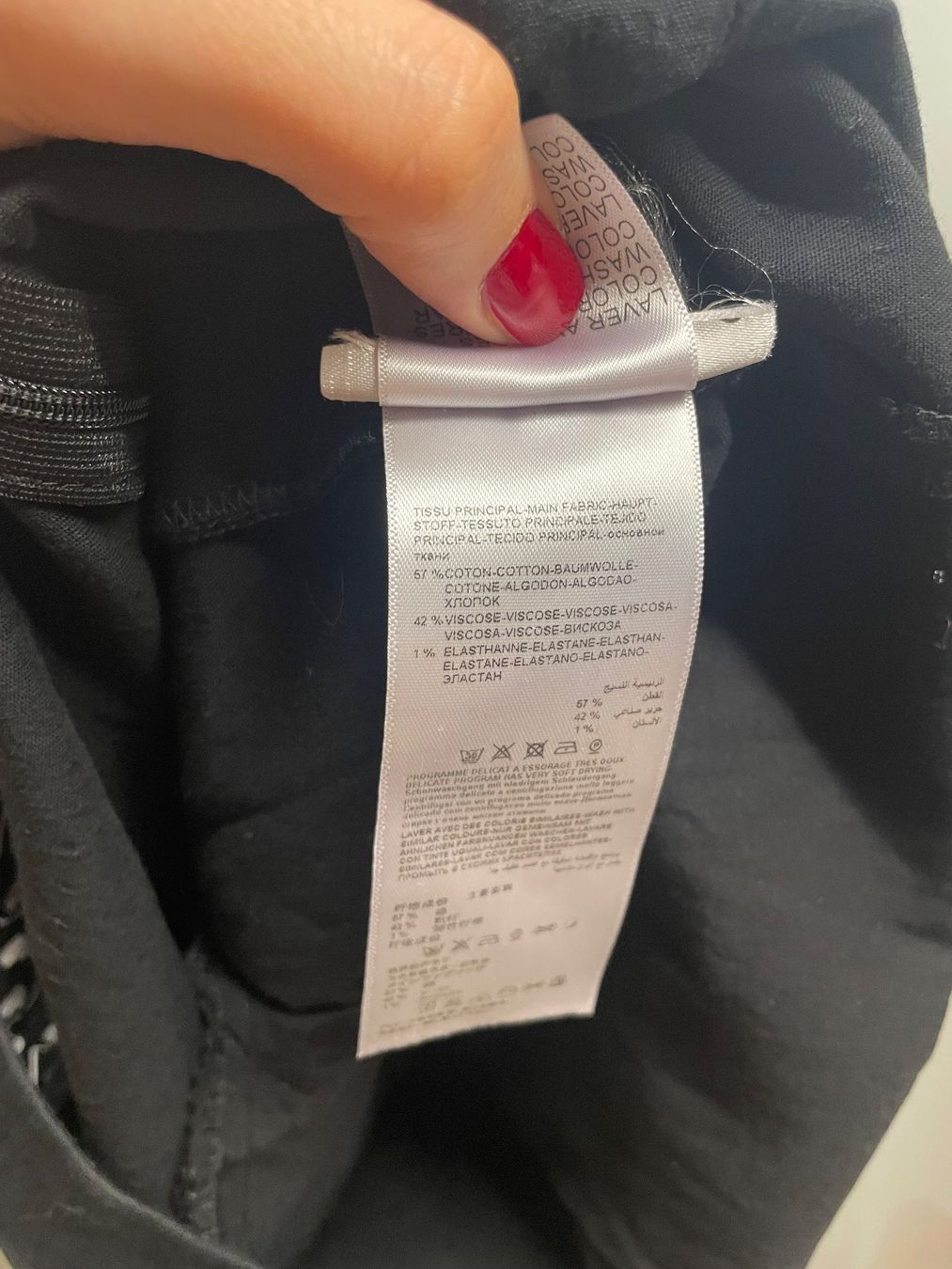 Kookai Gonne: Gonna nera kokai 40; cotone 57% – Usato da murten venduto da Ester09 4