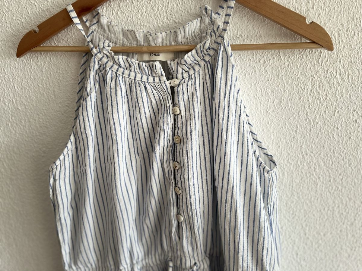 Massimo Dutti Vestiti: Einmal getragenes Roman Baumwolle Kleid – Nuovo (secondo la descrizione) da Wettingen venduto da epe_9vbf 4