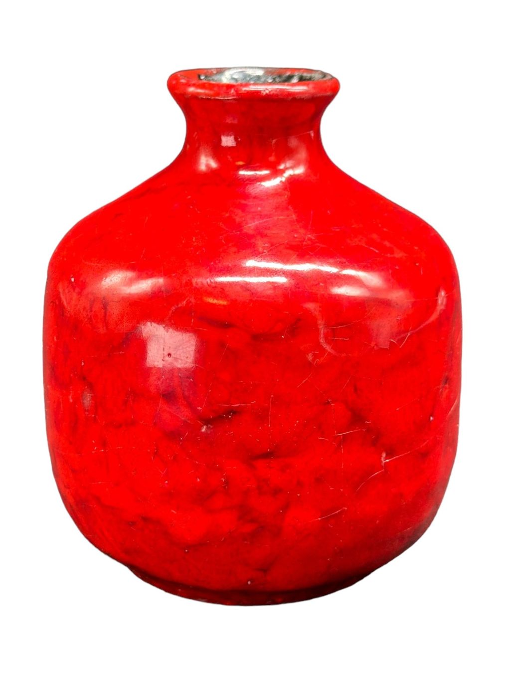 Vasi & Recipienti: Hafner Lucette - Superbe petit vase en grés émaillé rouge – Usato da Morges venduto da MeeBee 2