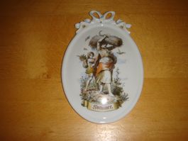 Porzellan Aufhängeschild Tettau Atelier "Sommer"
