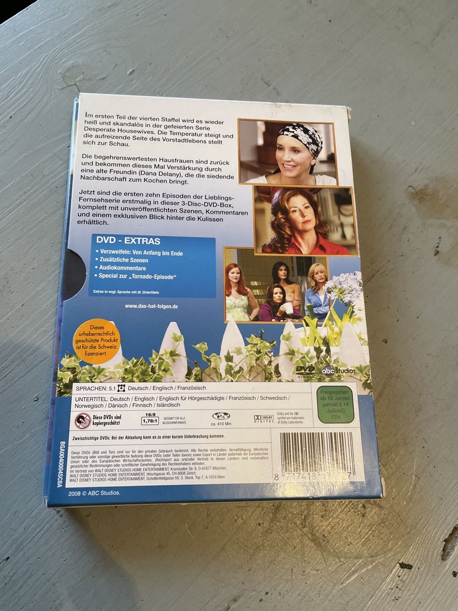Tutti i DVDs: DVD saison 1 desperate housewives deutsch – Usato da moudon venduto da faucheur2 1