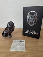 Richard Orlinski Löwe Skulptur schwarz gebraucht