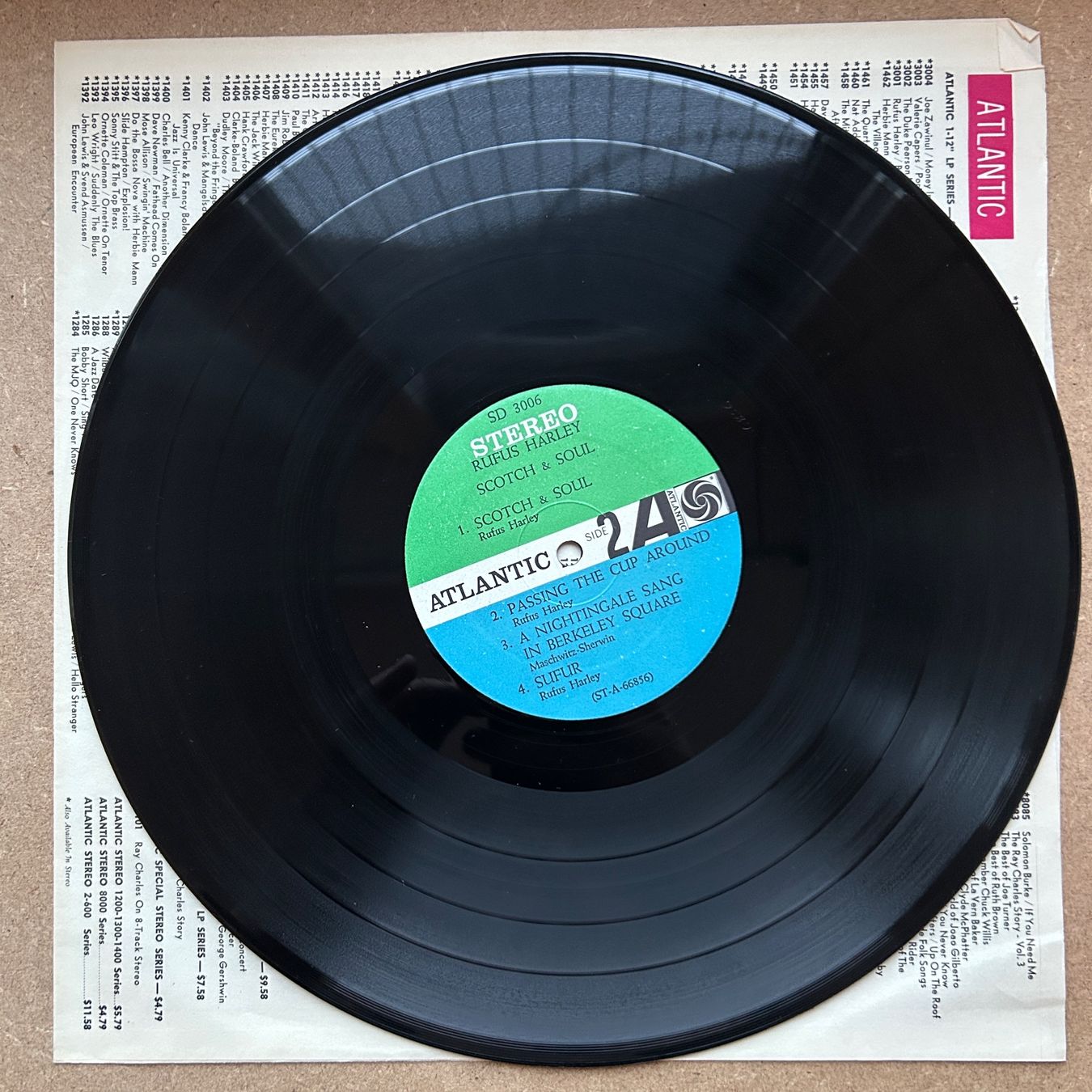 Dischi in vinile: Rufus Harley   Scotch & Soul LP – Usato da Lausanne venduto da Pask1 3