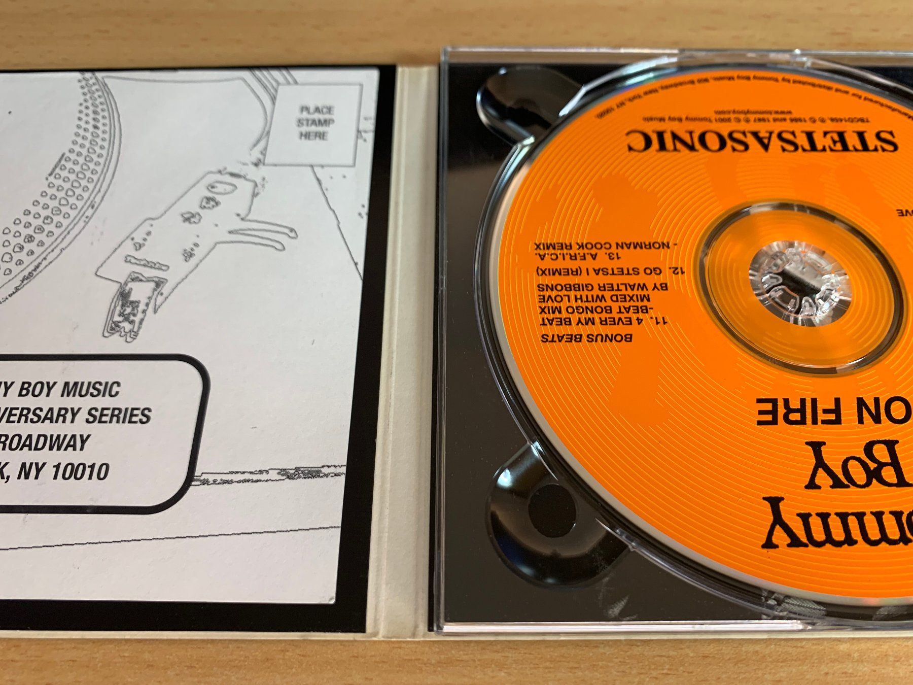 CD: Stetsasonic – On Fire – Usato da Rikon im Tösstal venduto da Alpenmutz 2