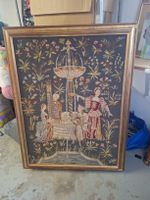 Bild mit Holzrahmen antiker Stil
