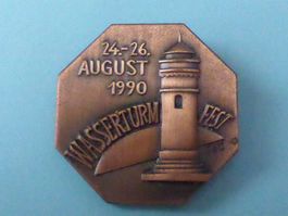 Basler Wasserturm-Plakette 1990