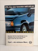 Brochure Catalogue Opel 1986 (Suisse)