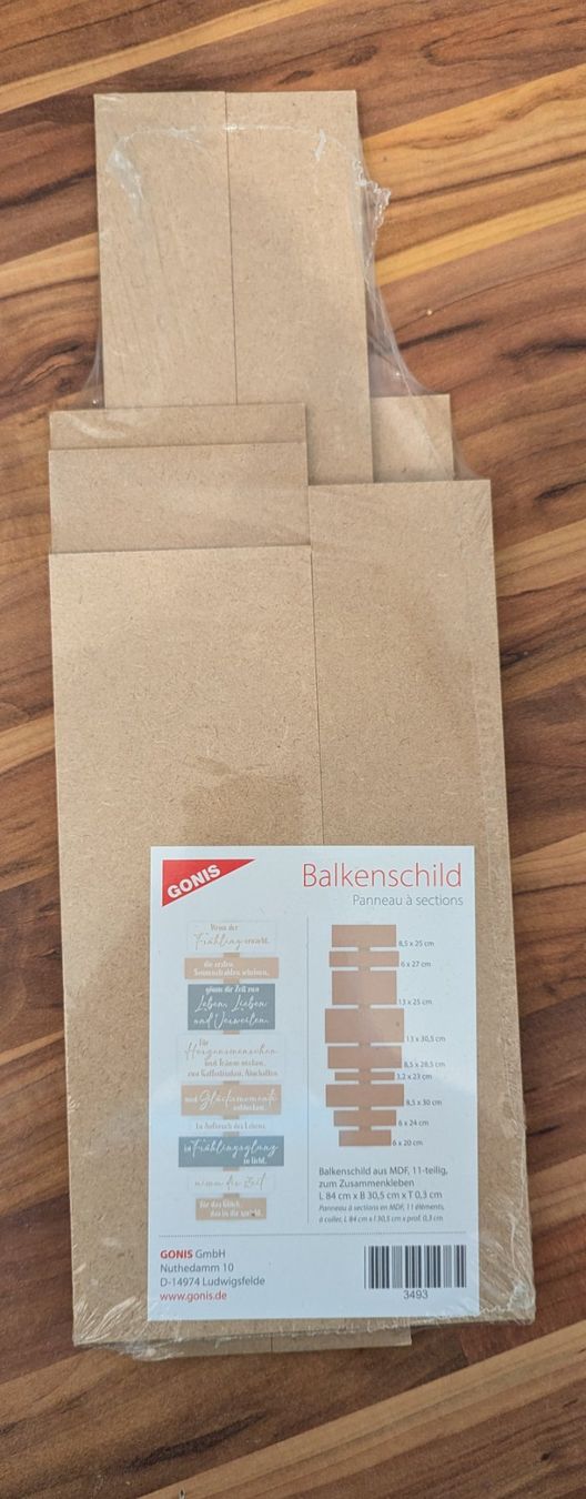Insegne: Balkenschild von Gonis – Nuovo e nell'imballaggio originale da Hitzkirch venduto da KarinBleu 1
