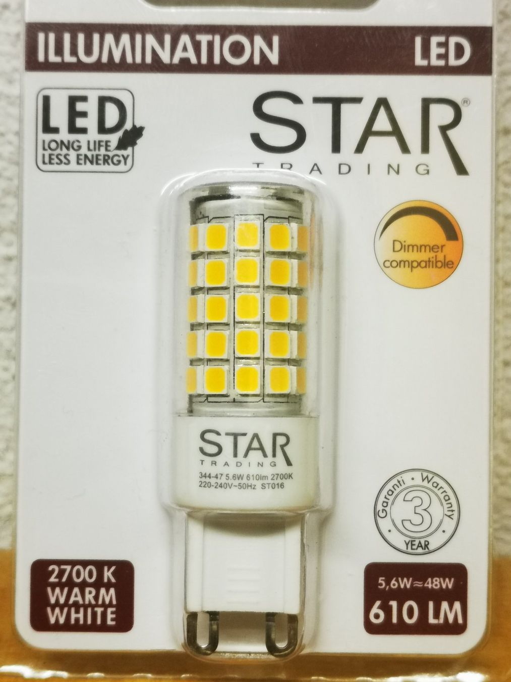Lampade: LED 610LM 2700 K Warm White G9 – Nuovo e nell'imballaggio originale da Buchs ZH venduto da Sutoris 3