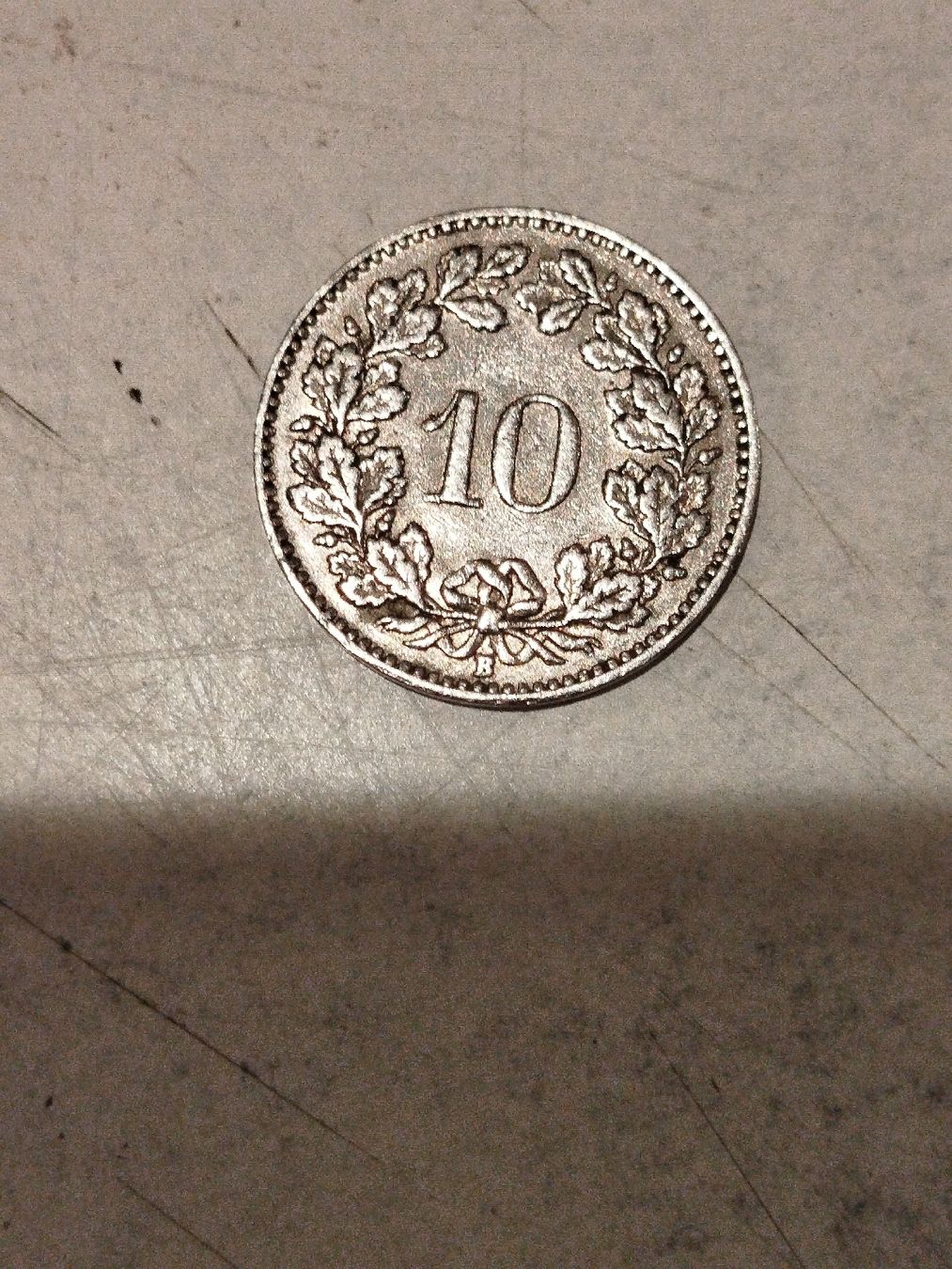 Tutti le monete: Pièce de 10 centimes/Rappen suisse 1947 – Usato da Châtel St Denis venduto da Magil71 1