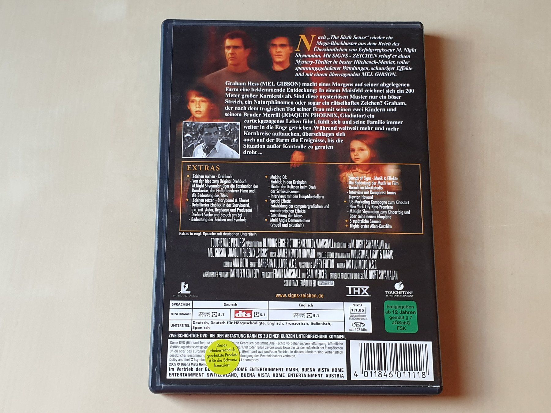 Tous les DVDs: Signs Zeichen – D'occasion à Stansstad par collectorsshop 1
