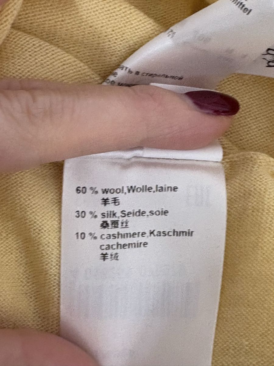 Marc Cain Maglioni & Felpe: Marc Cain Kaschmir Seide Pullover gelb Gr. 40 – Nuovo (secondo la descrizione) da Regensdorf venduto da secondchancefashion 6