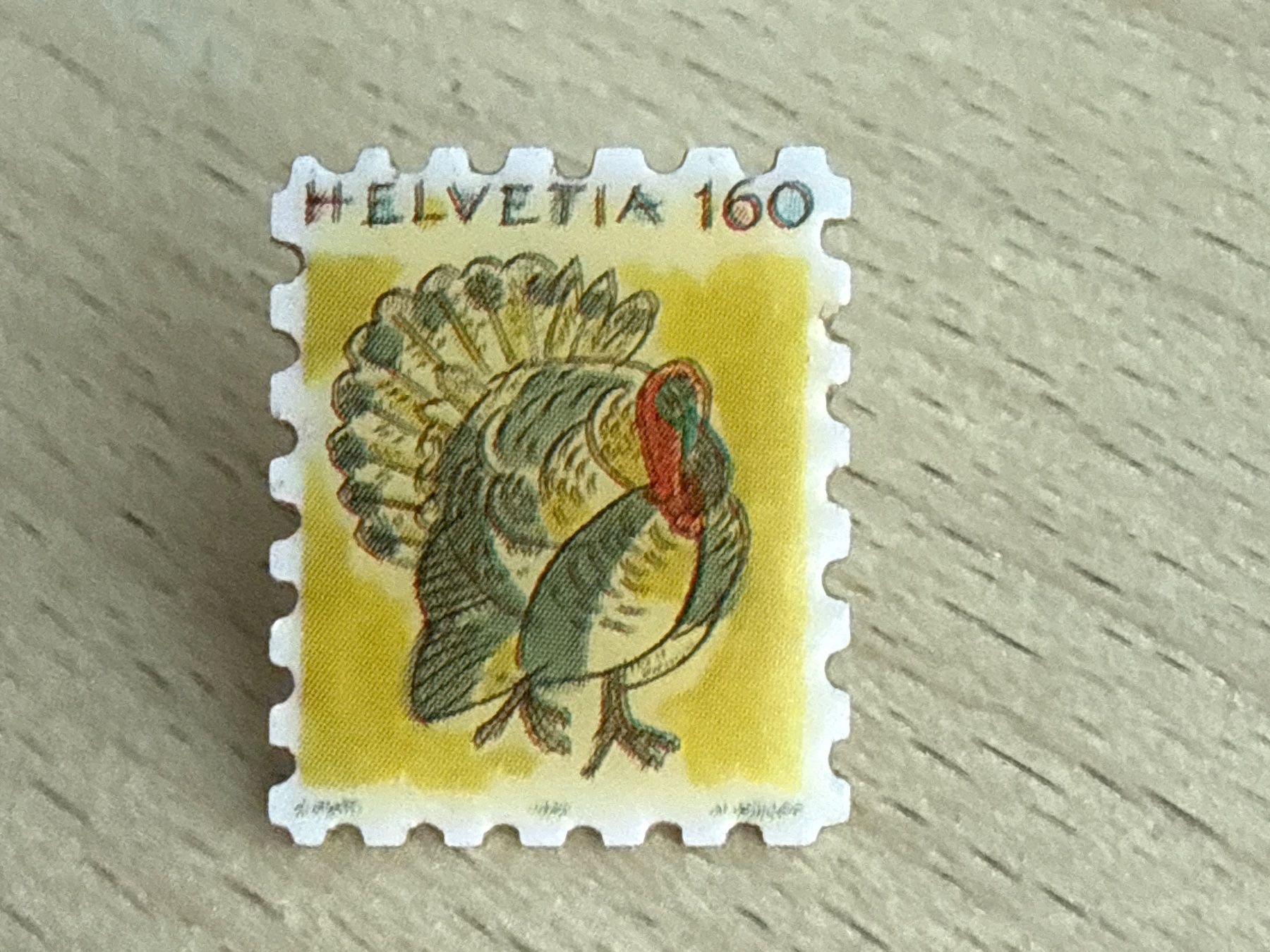 Placchette & Badge: Pin Briefmarke – Usato da Glattbrugg venduto da Schweigmatt