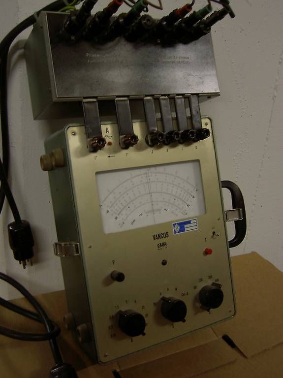 Misurare: Messgerät VANCOS  von EMA analoges Messinstrument Drehstrom – Difettoso da Hinterkappelen venduto da atomschnee