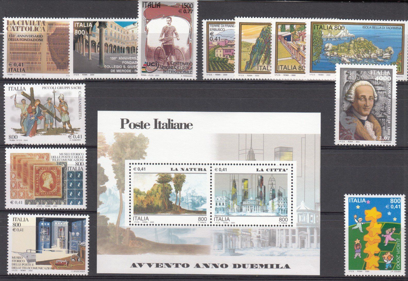 Tutti i francobolli: Italien 2000 postfrisch – Usato da Bürglen TG venduto da StampGraf 3