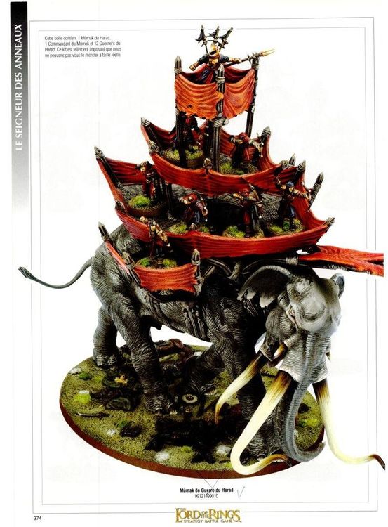 Figurine Le Seigneur Des Anneaux Games Workshop - Mumak D'Harad 1ère édition