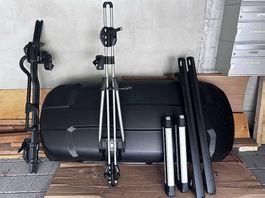 Thule Set Fahrrad- und Skidachträger, Box, Dachträger