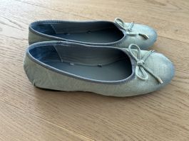 Ballerinas Jeans Gr. 38 Zara hellblau