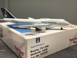 Herpa Ansett Australia Boeing 747-300 1:500