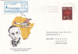 BALAIR Mittelholzer-Gedenkflug Johannesburg - Kapstadt 1977