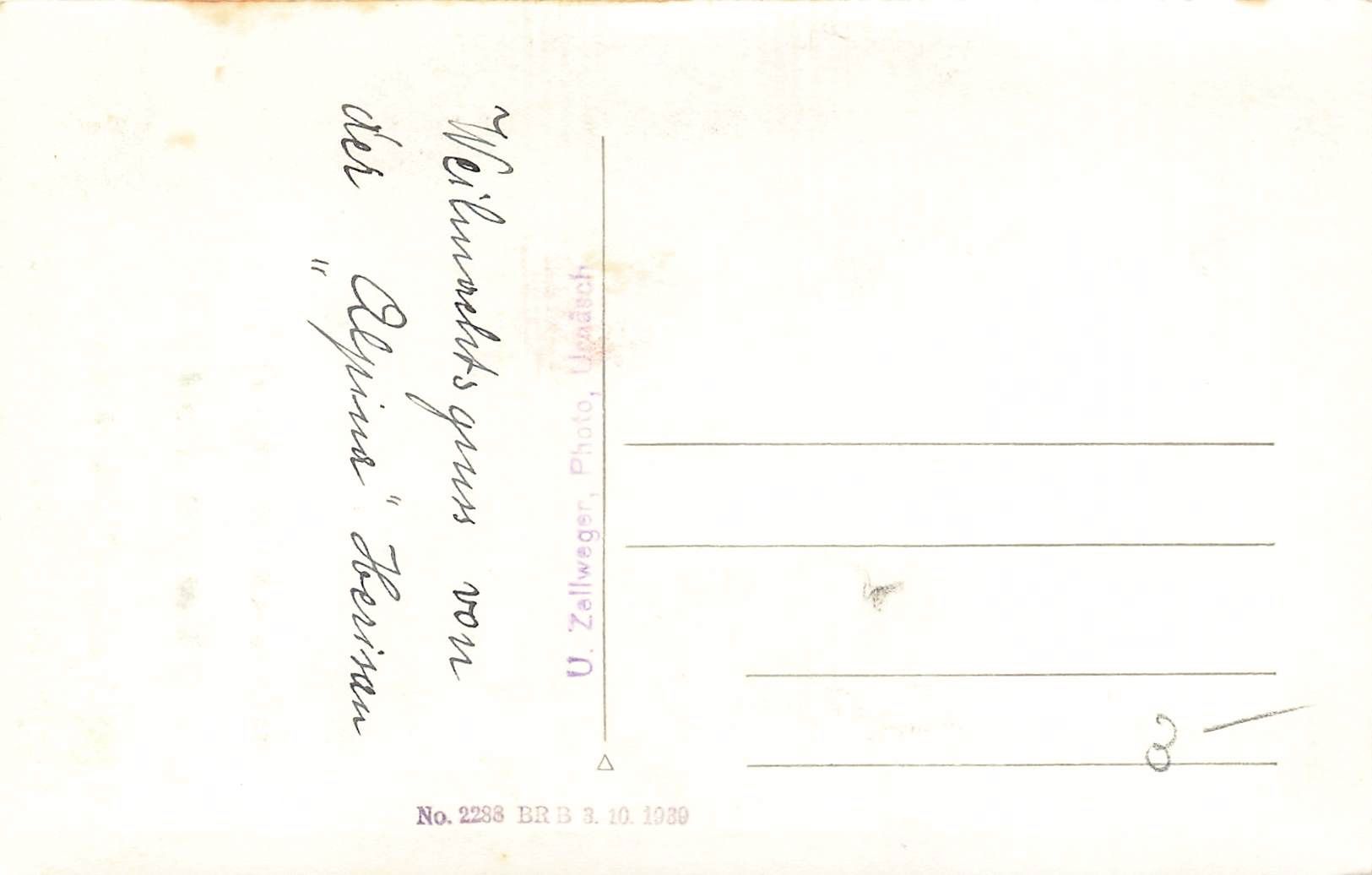 Cartoline postali: Herisau “Alpina” – Usato da Biasca venduto da Blenio71 1
