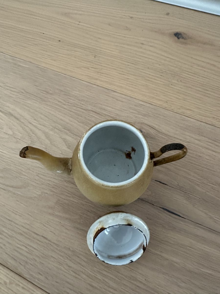 Teiere: Retro Teekännchen, Vintage, Braun, Herbstdeko – Usato da Kehrsatz venduto da blue021 1