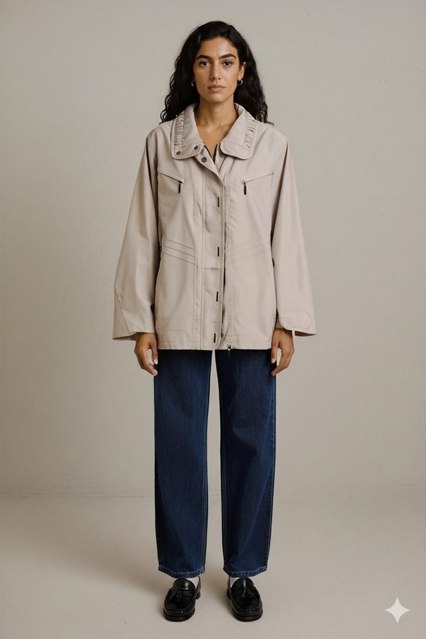 Marc O'Polo Giacche: MARCONA Beige Damen Windbreaker Jacke – Usato da Zug venduto da vinokilo