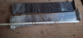 4Stk. Sockelfüsse Tisch Metall in Schwarz oder Verchromt