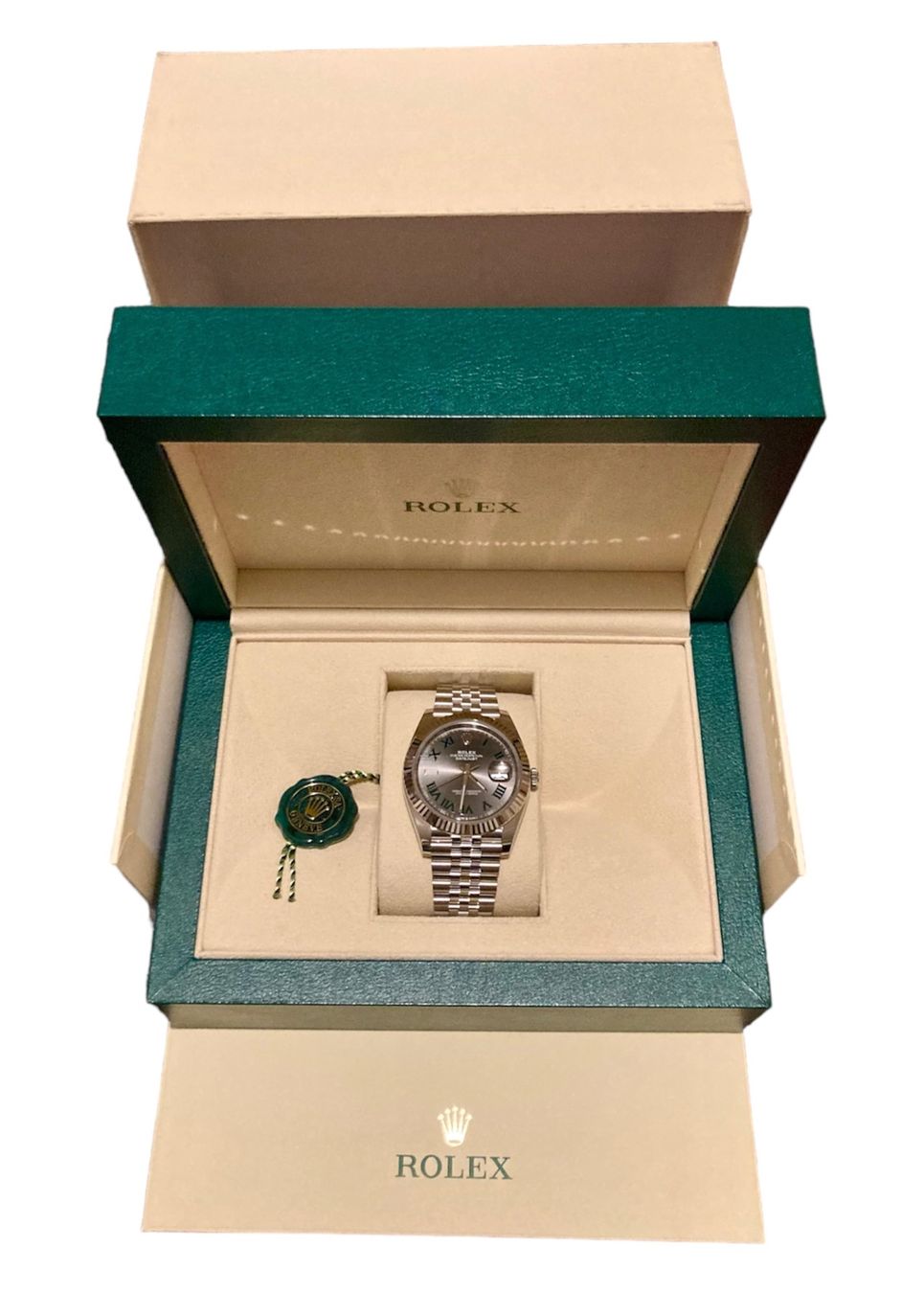 Rolex Orologi: Rolex Datejust 41 Wimbledon december 23 papers – Nuovo e nell'imballaggio originale da Neuchâtel venduto da k_og_noums 1