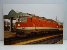 ÖBB Foto Lokomotive 1044 209-3 Bahnhof Bregenz 13.2.1992