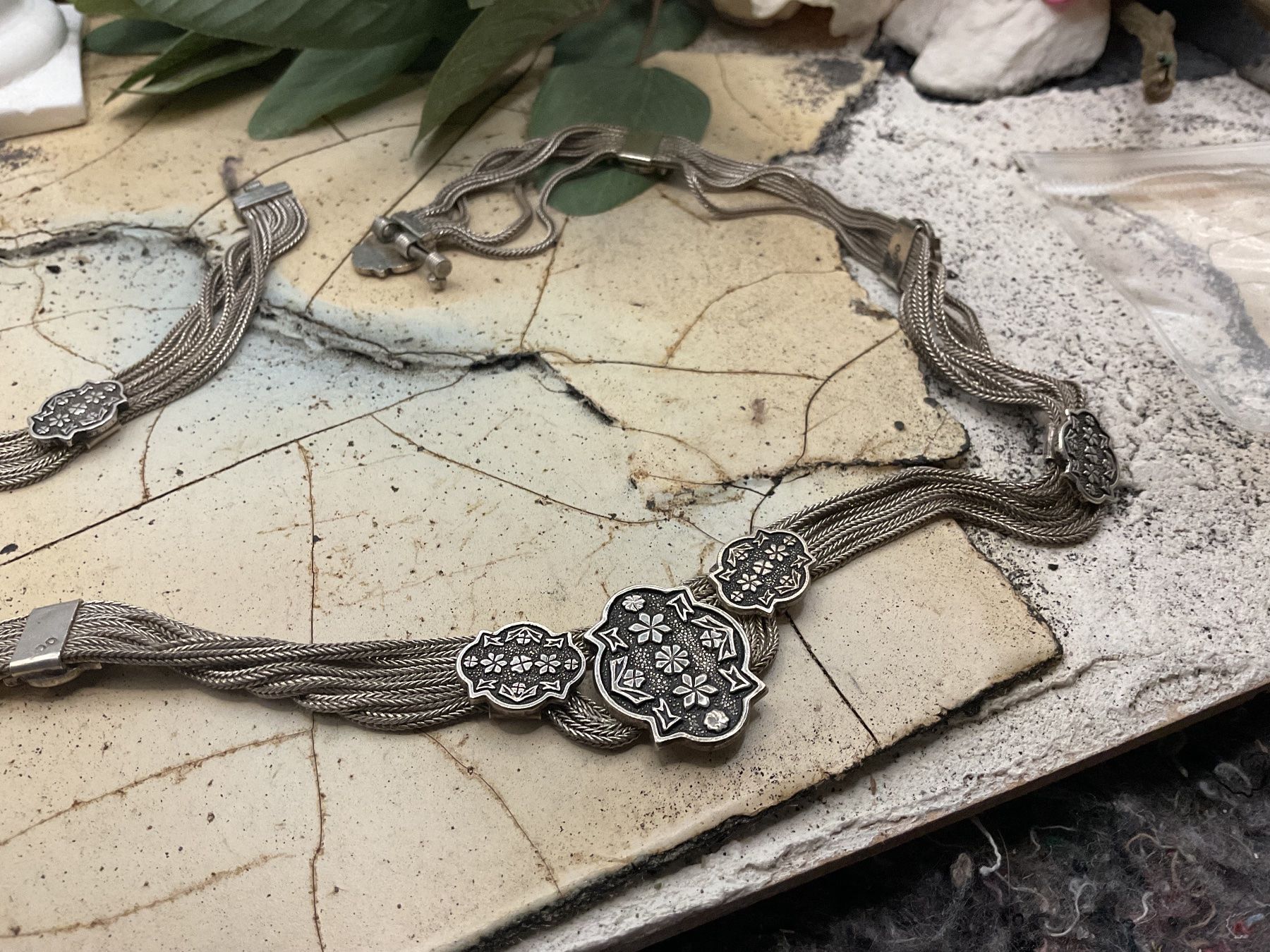 Catenine: Antikes Collier, wunderschöne Verarbeitung – Usato da Luzern venduto da S.Kern01 5