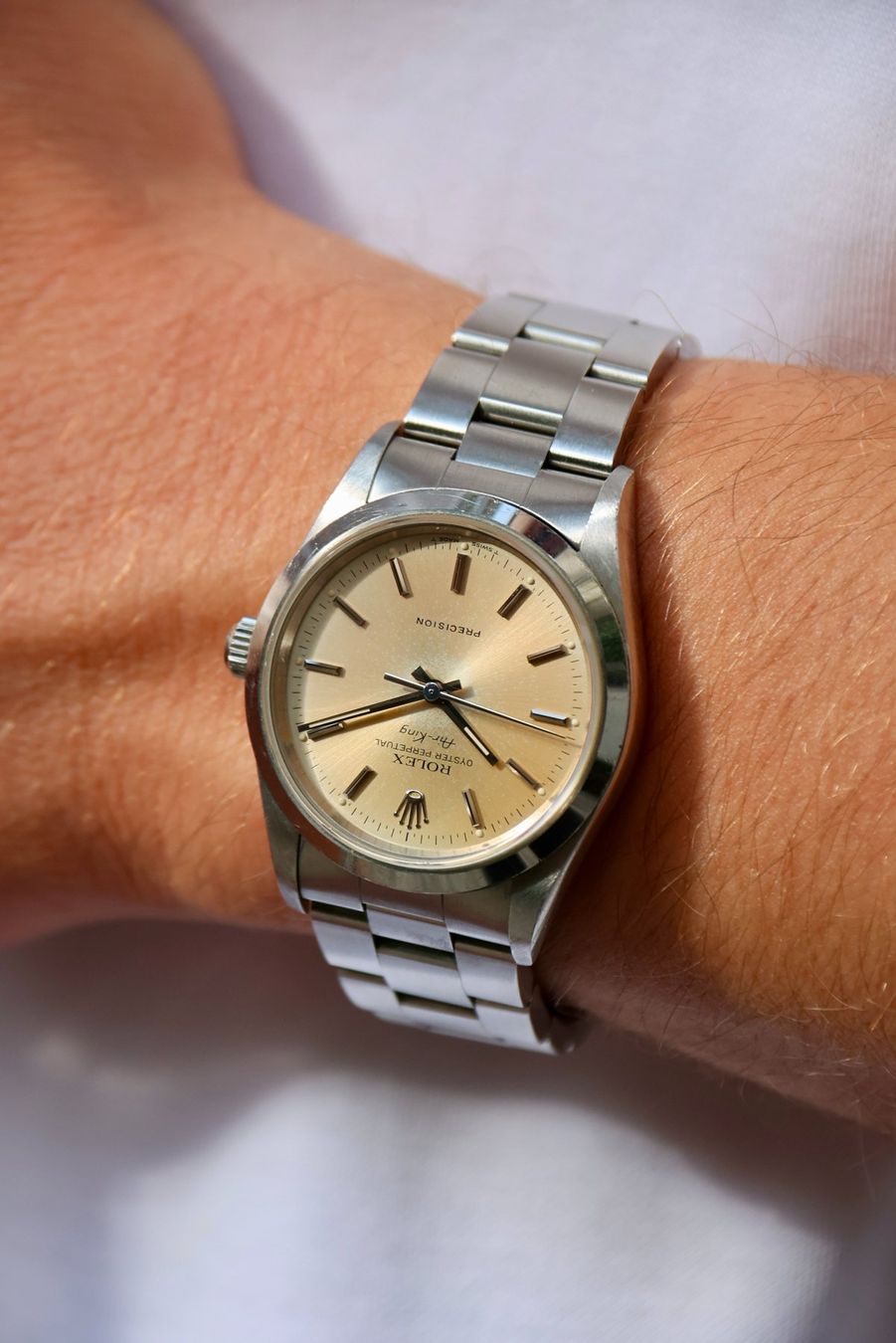Rolex Orologi: Rolex Air-King 14000 'Cream Dial' – Usato da Zürich venduto da Lazulivintagewatches 1